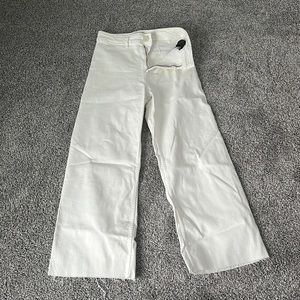 zara marine straight pants